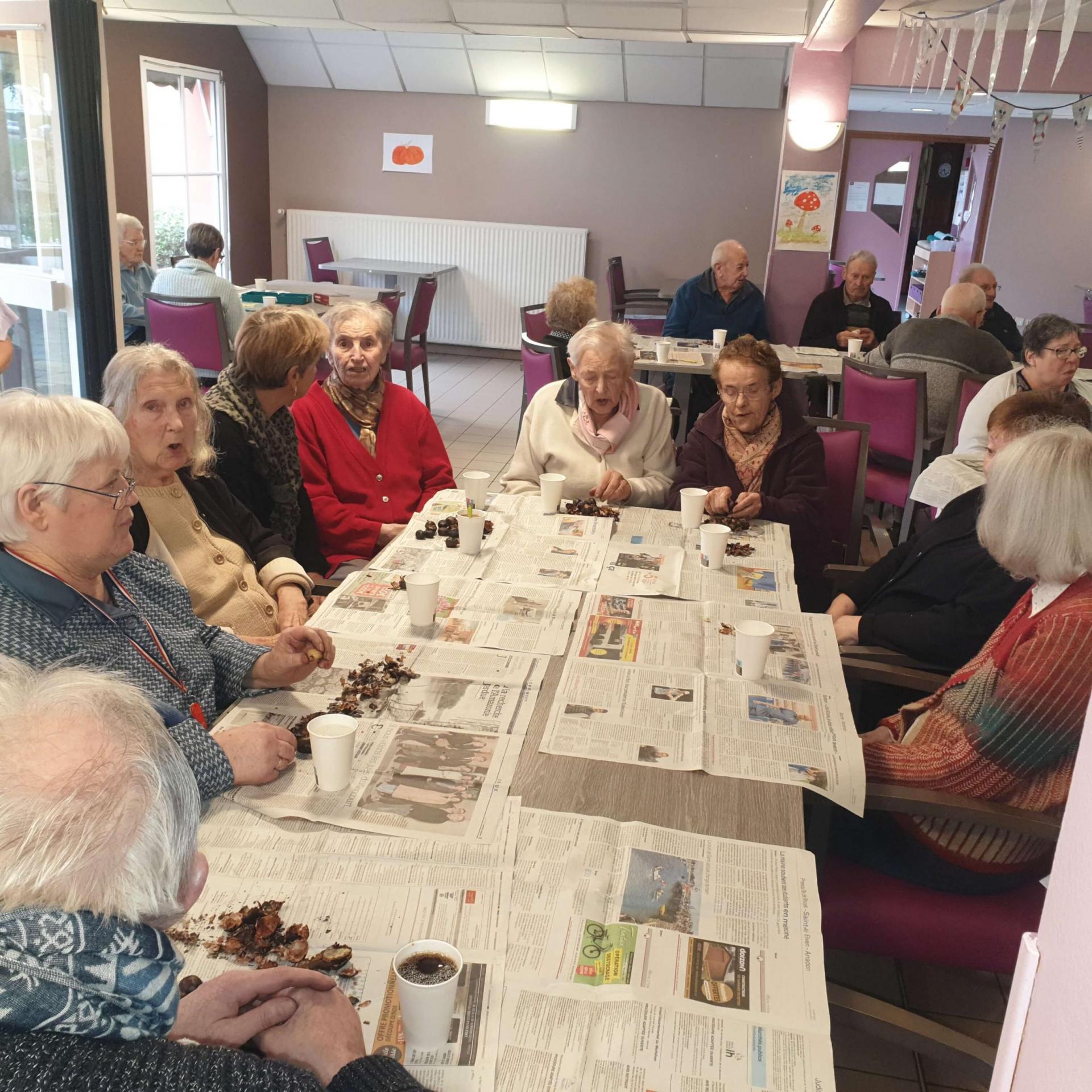 Goûter châtaignes - le 6 novembre